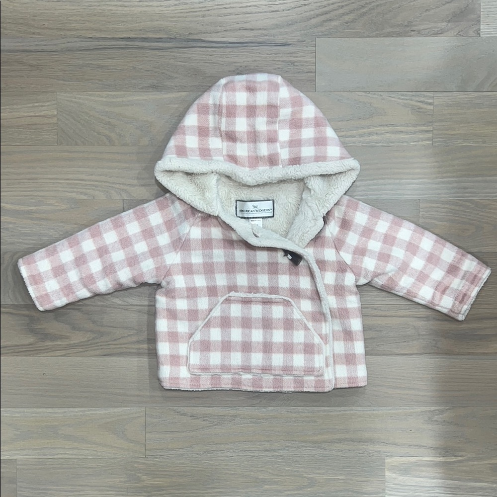 Pink Checkered Kids Jacket